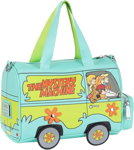 Vista 7 de Loungefly Bolso clásico Scooby Doo Mystery Machine Crossbody Bag Groovy Van accesorio de moda