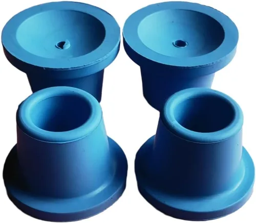 Vista 8 de Puntas de goma resistentes para silla de ducha y silla de baño, puntas de patas antideslizantes para taburetes de ducha, 4 unidades, 1 pulgada