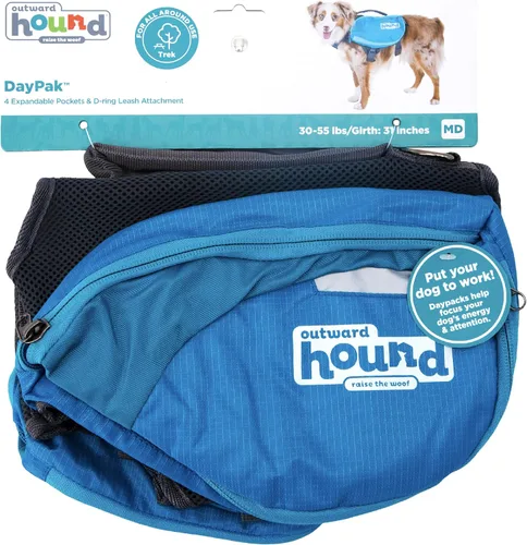 Vista 8 de Kyjen Outward Hound The Quick Release - Mochila para perros (surtido, mediano)
