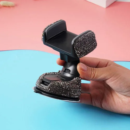Vista 4 de Cxtiy Soporte para teléfono de automóvil, ajustable, fuerte, pegajoso, base de ventilación de aire, soporte de teléfono para salpicadero, soporte