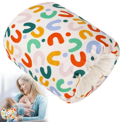 Vista 8 de Almohada de Brazo para Alimentación de Bebé, Almohada de Brazo de Algodón Suave para Lactancia de Recién Nacido, Almohada de Lactancia para Mayor