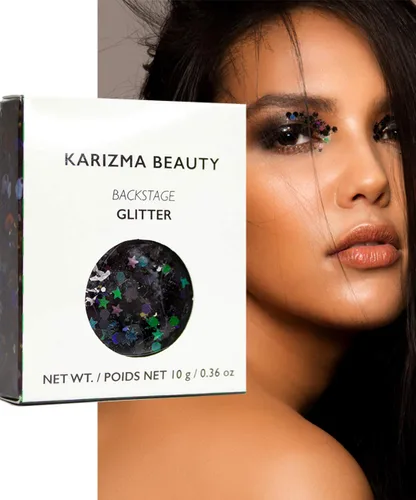 Vista 21 de KARIZMA 24K Gold Purpurina holográfica dorada Purpurina gruesa de 0.35 onzas para la cara, el cabello, los ojos y el cuerpo, para mujer. Purpurina