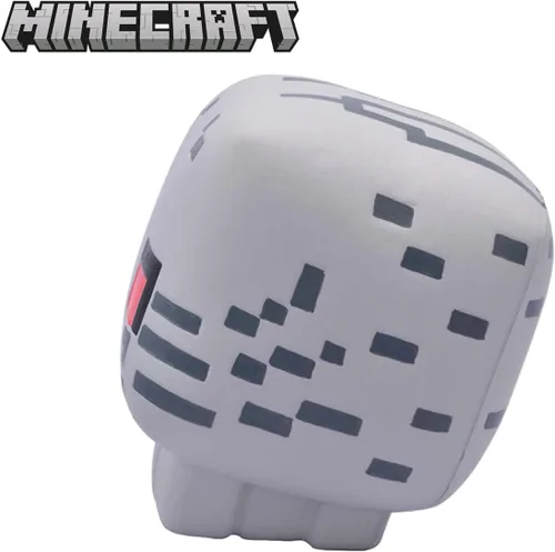 Vista 5 de Minecraft Ghast Mega SquishMe Series 3 - Perfecto para recuerdos de fiesta, premios de aula, juguetes para aliviar el estrés, cajas de tesoros