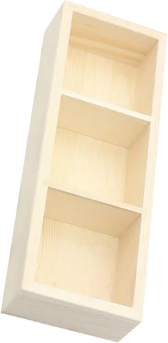 Vista 9 de Wood Tea Bag Holder Organizer with 3 Compartments for Countertop