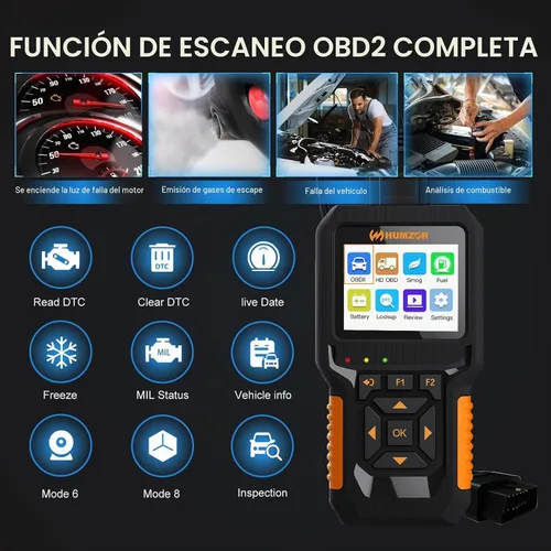 Vista 4 de Escáner de Camión Resistente, Herramienta de Diagnóstico y Lectura de Código de Sistema Completo para Diésel para Cummings, Detroit, Freightliner