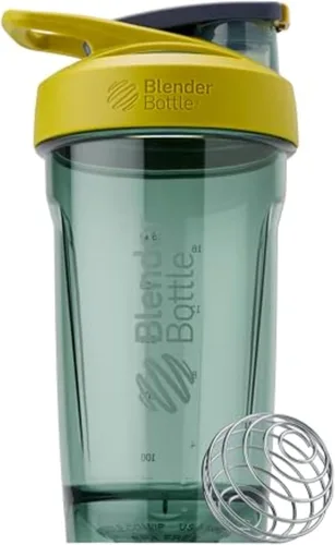 Vista 11 de BlenderBottle Sport Flip Tritan - Botella agitadora de 24 onzas, color negro