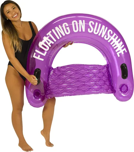 Vista 10 de PoolCandy Balsa de agua para silla de sol, varios estilos de sillas Blanco
