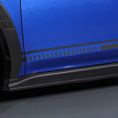 Vista 4 de Compatible con Subaru WRX 2022 2023 - Adhesivo adhesivo para lado de carrocería de automóvil, carreras, deportes, tira lateral autoadhesiva
