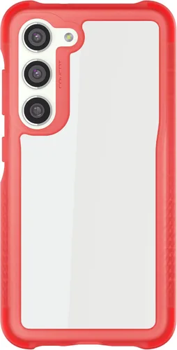 Vista 130 de Ghostek COVERT - Funda rosa para Galaxy Z Flip 4 para mujeres y niñas, protección completa de bisagra y parte trasera transparente, duradera