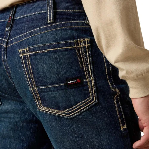 Vista 5 de Ariat Mens Fr M4 Relaxed Boundary Boot Cut Jean