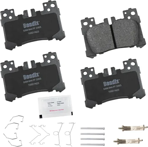 Vista 202 de Bendix Priority1 CFC154 - Juego de pastillas de freno de disco para Avanti II, Century, LeSabre, Regal, Riviera, chasis comercial, DeVille