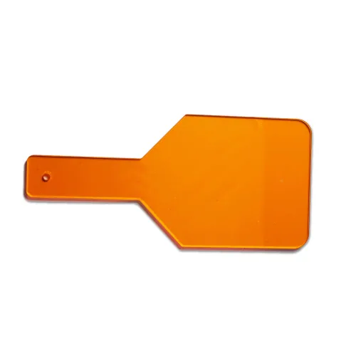Vista 3 de SNAWOP Escudo de luz de curado dental de mano LED/UV Protección de luz Ojo/Cara Placa de placa naranja (1PCS)