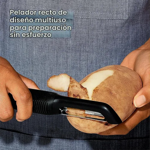 Vista 2 de OXO Good Grips Juego de pelador de verduras de 2 piezas, giratorio