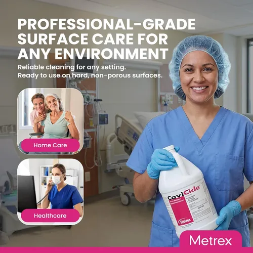 Vista 5 de Metrex CaviCide Limpiador desinfectante de superficies, 13-1000 – Desinfectante multiusos, descontaminante y limpiador para dispositivos médicos