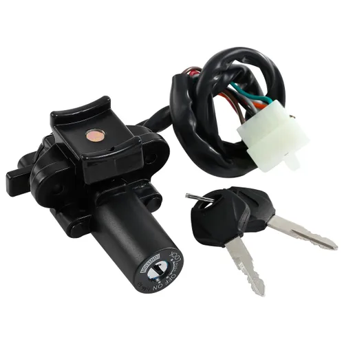 Vista 7 de TCT-MOTORPARTS Llave de bloqueo del interruptor de encendido para Kawasaki ZX6R ZX7R ZX750 ZX9R ZX900 ZZR400 ZZR600