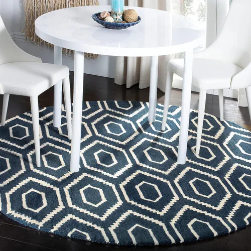Vista 9 de SAFAVIEH Himalaya Collection - Alfombra decorativa, 2 x 3 pies, gris oscuro y marfil, lana hecha a mano, ideal para zonas de alto tráfico