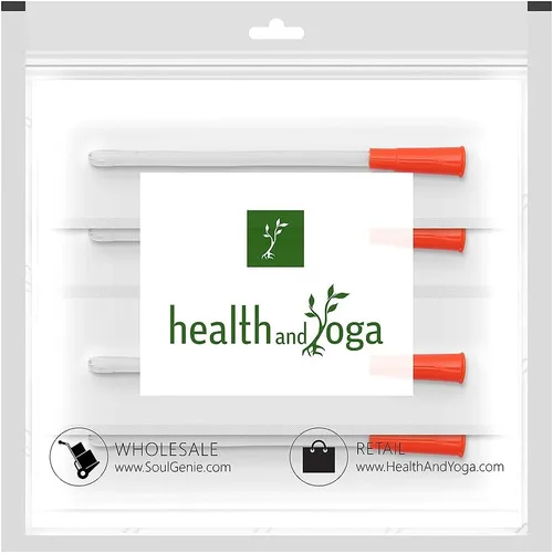 Vista 10 de SoulGenie HealthAndYoga™ Suministros de enema - 5.9 in sin molestias, puntas de colon de grado médico - Extremo redondeado flexible para inserción