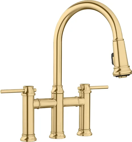 Vista 10 de Empressa - Grifo de puente desplegable (1.5 GPM, color negro mate)