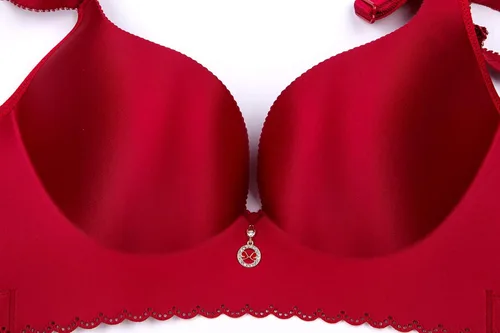 Vista 4 de Ohrwurm Sujetador push-up para mujer, sin varillas, sin costuras, suave, para uso diario