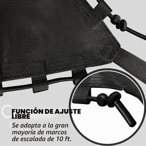 Vista 7 de JYGOPLA Silla de red para cúpula de escalada de 10 pies y 11 pies, accesorios de cúpula para escalar resistentes, fácil de instalar, para niños de 4