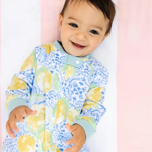 Vista 209 de Burt's Bees Baby - Pijama de una pieza para bebé, mameluco para dormir y jugar, algodón 100% orgánico, cremallera frontal