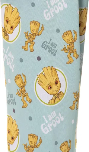 Vista 4 de Marvel Comics - Pantalones de pijama para mujer con texto en inglés "I Am Groot Guardians of The Galaxy