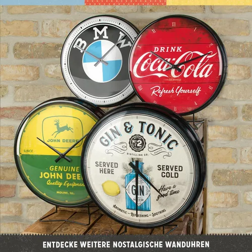 Vista 5 de Nostalgic-Art 51085 Goodyear - Reloj de pared (12.2 in)