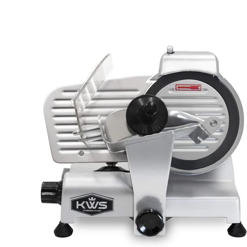Vista 10 de KWS MS-6RS Premium Compact 200W Rebanadora eléctrica de carne Rojo