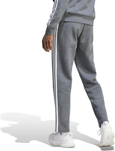 Vista 2 de adidas Big & Tall Essentials - Pantalones de vellón con dobladillo abierto de 3 rayas