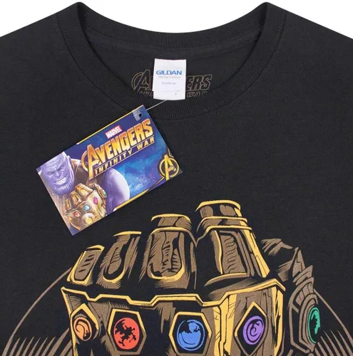 Vista 6 de Marvel Avengers Infinity War Thanos Gauntlet - Camiseta para hombre y adulto