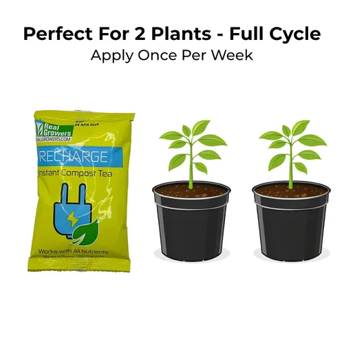 Vista 7 de Real Growers recarga - Superpack de microbios del suelo, estimulante natural para el crecimiento de plantas (2 oz) (RGR-2)