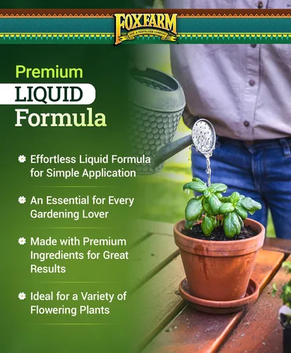 Vista 2 de FoxFarm Fertilizer Soil Trio Liquid Nutrient: Tiger Bloom, Grow Big, Big Bloom Botellas - (Paquete de 3-1 pinta)