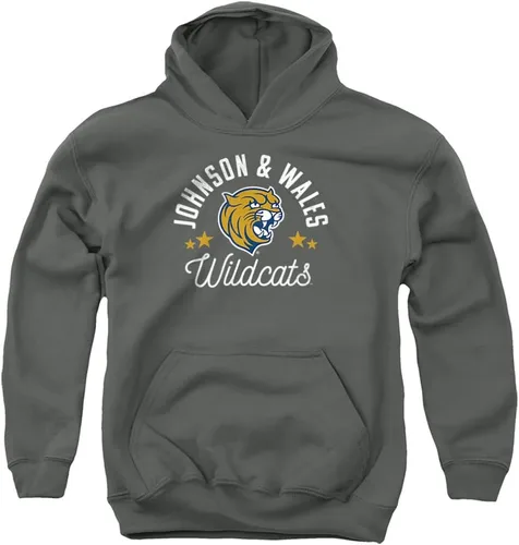 Vista 8 de Johnson & Wales University - Sudadera con capucha oficial de Wildcats para niños y niñas Athletic Heather