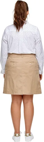 Vista 6 de Ellos Falda pantalón chino de talla grande para mujer