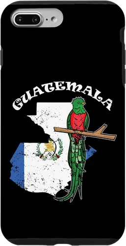 Vista 12 de Funda de recuerdo para iPhone 16 Quetzal de Guatemala con bandera de Guatemala