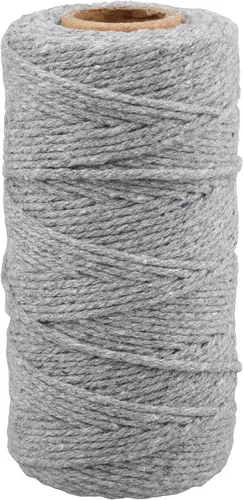 Vista 19 de G2PLUS Cuerda Negra, 2MM 328 Pies de Cuerda de Algodón Natural para Manualidades, Cuerda de Algodón Negra para Panaderos, Cuerda de Embalaje