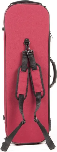 Vista 2 de Bam Stylus 5001S 4/4 - Estuche para violín (exterior rojo e interior plateado)
