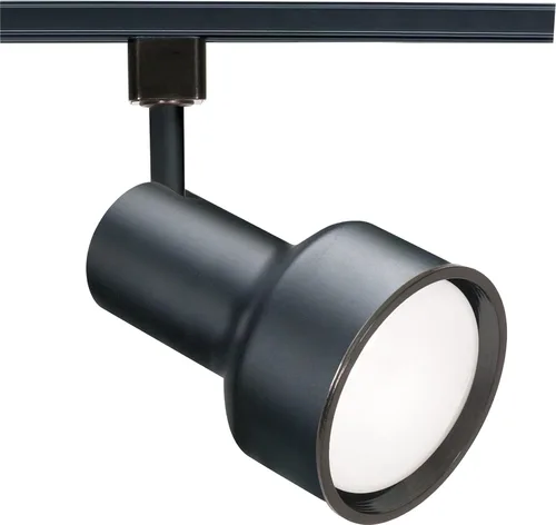 Vista 59 de TH205 R20 cabezal de carril cilíndrico de Nuvo, color negro, TH281, 150.00watts, 120.00 volts