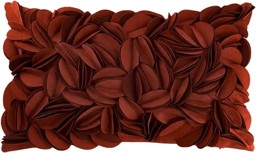 Vista 21 de KINGROSE Funda de Almohada Decorativa para el Hogar Hecha a Mano con Flores 3D Rectangular Cubierta de Cojín 12 x 20 Pulgadas para Cama Sala