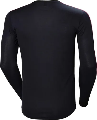 Vista 2 de Primera capa con tecnología HH Dry, con bandas de rayas, marca Helly Hansen