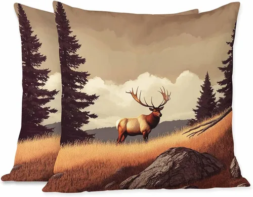 Vista 12 de Fundas de almohada, patrón étnico azul, fundas de almohada para dormitorio, sala de estar, paquete de 2