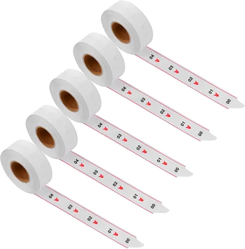 Vista 10 de Toma un número de boletos 5 rollos de 2 dígitos para el sistema de llamadas en cola K-T Ticket Dispenser 2000 Rollo de boletos 00-99 Blanco