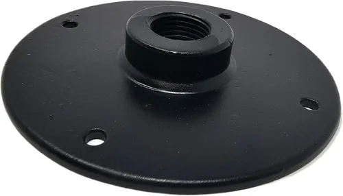 Vista 2 de Brida industrial NPT de media pulgada para iluminación de tuberías de bricolaje. Brida de piso grande de 4.25 ".