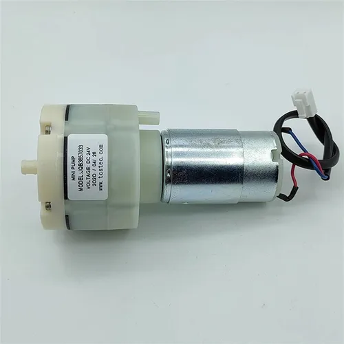 Vista 4 de JQB3657033 DC 12V-24V Flujo grande Pequeño 555 Motor Bomba de aire de vacío Bomba de succión de presión negativa DIY Inflador Máquina empacadora