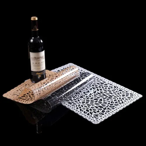 Vista 6 de juego de 6 manteles individuales impermeables para mesa de comedor, lavables con un paño