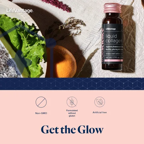 Vista 4 de TrueScience - Bebida líquida de colágeno para una piel brillante y de aspecto más firme, suplemento de péptidos de colágeno para mujeres y hombres
