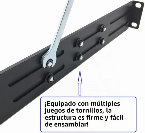 Vista 7 de Rieles universales de montaje en rack de 1U, 4 postes de 16 a 29 pulgadas de profundidad ajustable Carril de estante de servidor de metal para APC