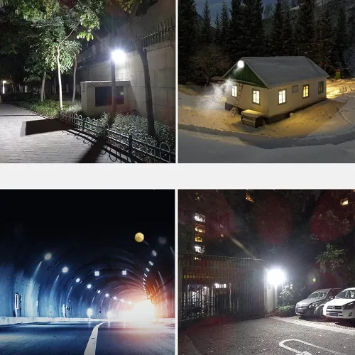 Vista 5 de Luz de inundación LED de 10 W con enchufe, luces de seguridad súper brillantes de 1000 lm, luz de trabajo al aire libre impermeable IP66, foco