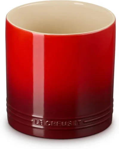 Vista 2 de Le Creuset Stoneware Signature Utensil Crock, 2.7 cuartos de galón., Cerise