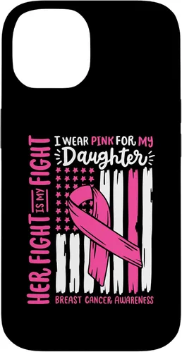 Vista 4 de Breast Cancer Flag I Wear Pink Daughter Her Fight My Fight Case for iPhone 17